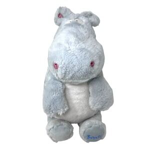 Vintage Sandra Boynton One Sensitive Hippo Plush Blue Stuffed Animal 2003